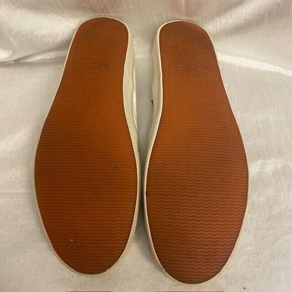 TRETORN Otto White Navy Blue Canvas Mens 8.5 Womens 10 Boat Deck Shoes Sneakers - Picture 8 of 8